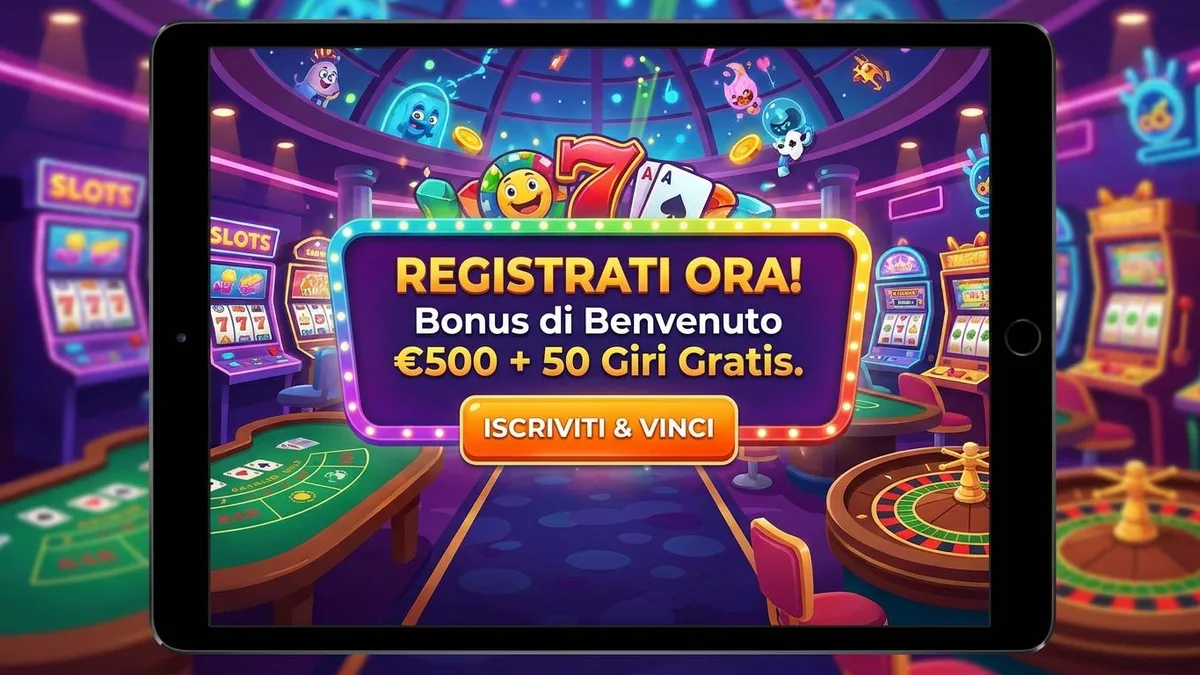 Registrazione con bonus